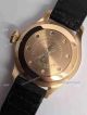 Copy IWC Schaffhausen Watch Yellow Case White Face Brown Leather  (7)_th.jpg